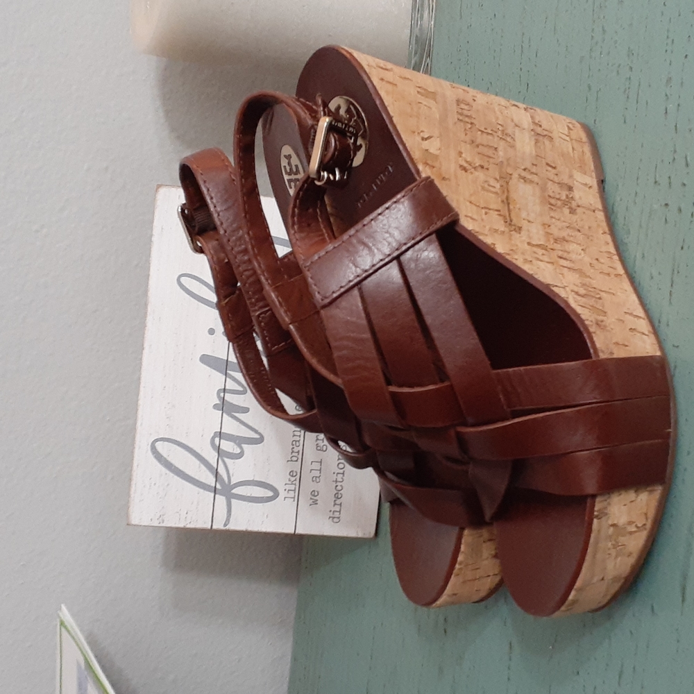 TORY BURCH WEDGES SZ 10 M - Picture 4 of 8